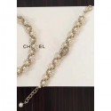 AAAAA Chanel Chain and Pearl Bracelet Silver/White 2018 AQ01909