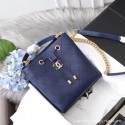 Best Chanel drawstring bag AS0310 blue AQ00838