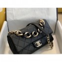 Best Chanel Quilted Lambskin Large Flap Bag with Resin Chain AS1354 Black 2019 Collection AQ01885