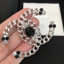 Best Chanel Silver CC Brooch 47 2020 Collection AQ01613