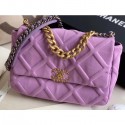 Chanel 19 Large Jersey Flap Bag AS1161 Mauve 2020 AQ02790