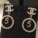 Chanel 5 Hoop Short Earrings 2019 Collection AQ00788