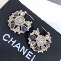 Chanel Bloom Earrings AB1005 Light Gray/Silver 2019 Collection AQ01680