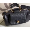 Chanel Bowling Duffel Bag with Circle Handle AS1359 Black 2020 AQ04162