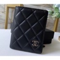 Chanel Card Holder 60085 Lambskin Black AQ02861