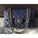 Chanel Caviar Leather Classic Flap New Small Bag A01113 Haze Blue/Gold 2018 AQ01532