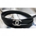 Chanel CC Belt 15mm Width Black 2018 AQ01365