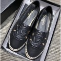 Chanel CC Filigree Espadrilles Black 2019 AQ01429