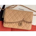 Chanel Chain Charms Wallet On Chain WOC Bag AP0278 Beige 2019 AQ02663