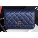 Chanel Chain Infinity Wallet On Chain WOC Bag AP0724 Blue 2019 AQ00970