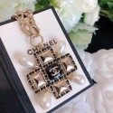 Chanel Chain Leather Square Pendant Necklace AB3044 2019 Collection AQ02562