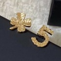 Chanel Clover 5 Asymmetric Stud Earrings 2019 Collection AQ00640