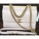 Chanel Coco Luxe Small Flap Bag A57086 White 2018 AQ02917