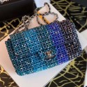 Chanel Crystal Small Flap Bag AS1770 Blue 2020 Collection AQ03353