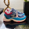 Chanel Fabric and Suede Calfskin Sneakers G34360 Blue 2020 Collection AQ03381