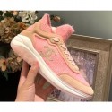 Chanel Fabric Suede Calfskin and TPU Sneakers G35202 Pink 2019 AQ03947