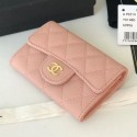 Chanel Grained Leather Classic Card Holder AP0214 Light Pink 2019 Collection AQ02372