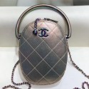 Chanel Grained Metallic Lambskin and Rainbow Metal Camera Case AS0765 Copper 2019 Collection AQ02366