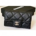 Chanel Key Holder Wallet 31511 Grained Calfskin Black AQ02892