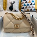 Chanel Lambskin 19 Small Flap Bag AS1160 Beige 2019 Top Collection AQ03805