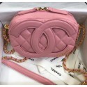 Chanel Lambskin Camera Case Clutch Bag With Big CC Logo AS1757 Pink 2020 Collection AQ01374