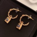 Chanel Lock Pendant Short Earrings AB3020 2019 Collection AQ02587