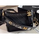 Chanel Logo Handle Gabrielle Small Hobo Bag AS0865 Black 2020 AQ03638