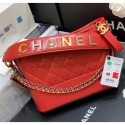Chanel Medium CHANEL'S GABRIELLE Hobo Bag in Aged Calfskin AS1582 Red 2020(Top Quality) Collection AQ02421