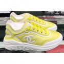 Chanel Mesh and Lycra Sneakers G34763 Yellow 2019 AQ01444