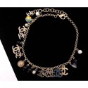 Chanel Metal & Glass Pearls Anklet AB0983 2019 AQ02751