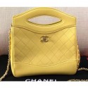 Chanel Mini Chanel 31 Shopping Clutch Bag Yellow 2019 AQ02638