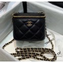 Chanel Mini Vanity with Classic Chain AP1340 Black 2020 Collection AQ04060