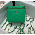 Chanel Mini Vanity with Classic Chain AP1340 Green 2020 Collection AQ02691