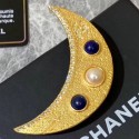 Chanel Moon Brooch AB1612 Gold 2019 Collection AQ02431