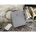 Chanel Original Small Sheepskin camera bag AS1753 grey AQ00997