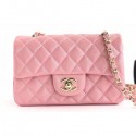 Chanel Pearl Caviar Calfskin Small Classic Flap Bag A1116 Pink AQ01480