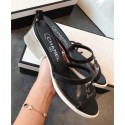 Chanel PVC Heel Mule Sandals Black 2019 AQ01384