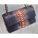 Chanel Python Classic Flap Medium Bag A1112 03 AQ02551