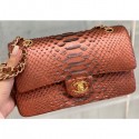 Chanel Python Classic Flap Medium Bag A1112 25 AQ03651