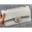 Chanel Python Classic Flap Medium Bag A1112 32 AQ03313