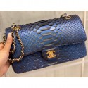 Chanel Python Classic Flap Medium Bag A1112 35 AQ04380