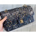 Chanel Python Classic Flap Medium Bag A1112 36 AQ02183