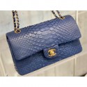 Chanel Python Classic Flap Medium Bag A1112 41 AQ01018