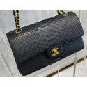 Chanel Python Classic Flap Medium Bag A1112 45 AQ00944