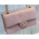 Chanel Python Classic Flap Medium Bag A1112 50 AQ00991