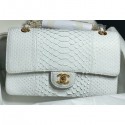 Chanel Python Classic Flap Medium Bag A1112 55 AQ03409