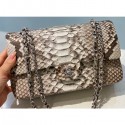 Chanel Python Classic Flap Medium Bag A1112 59 AQ01536