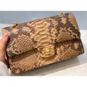 Chanel Python Classic Flap Medium Bag A1112 65 AQ02400