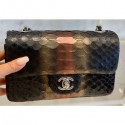 Chanel Python Classic Flap Small Bag A1116 05 AQ02704