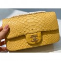 Chanel Python Classic Flap Small Bag A1116 11 AQ03182